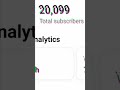 20 k subscriber complete alhamdulillah❤
