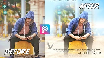 New Awesome Editing Effect in Just Picsart By Ali Raza Editxx