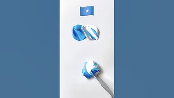 What color do mixed flags make? #satisfying #colormixing #flagmixing #mixingcolors #magicolor #asmr