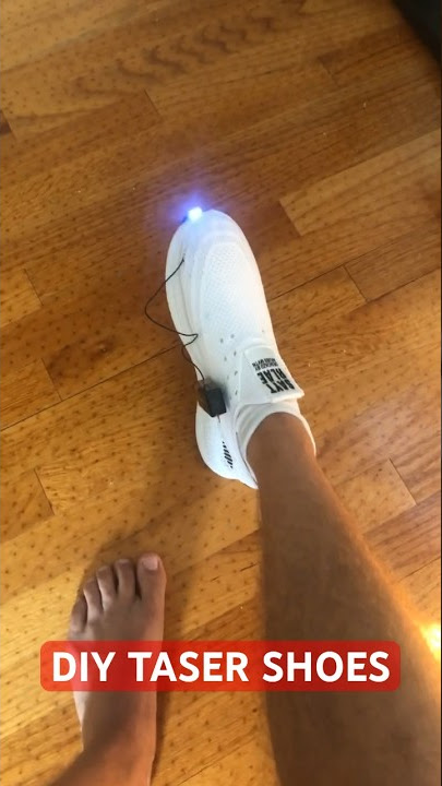 TASER SHOES #military #tasergun #taser #usa #diy #diycrafts #diyprojects #patriot #weapon #shtf #yt