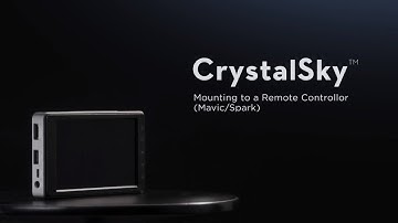 How to Mount CrystalSky Monitor to a Remote Controller (Mavic/Spark)