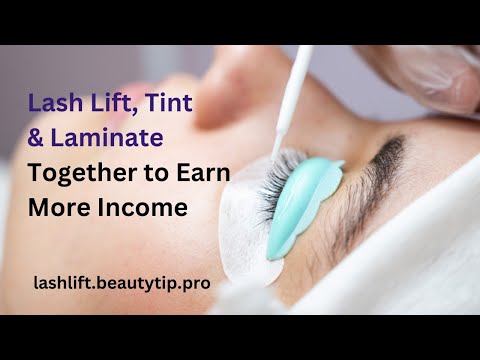 Lash Lifting, Tinting & Brow Lamination Tutorial