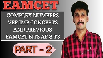 EAMCET - COMPLEX NUMBERS PREVIOUS BITS AND IMP CONCEPTS VERY IMP 💯💯💯💯💯💯💯💯💯