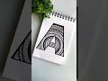 Alphabet A mandala art 𓍢ִ໋🌷͙֒ ᰔᩚ🧸ྀི #mandalaartforbeginners #artshorts #trending #alphabet #art