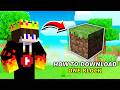 Minecraft One Block Map Download 🔥| MInecraft MCPE 1.21+ [ Pocket Edition ]