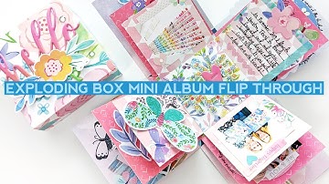 Exploding Box Mini Album Flip Through
