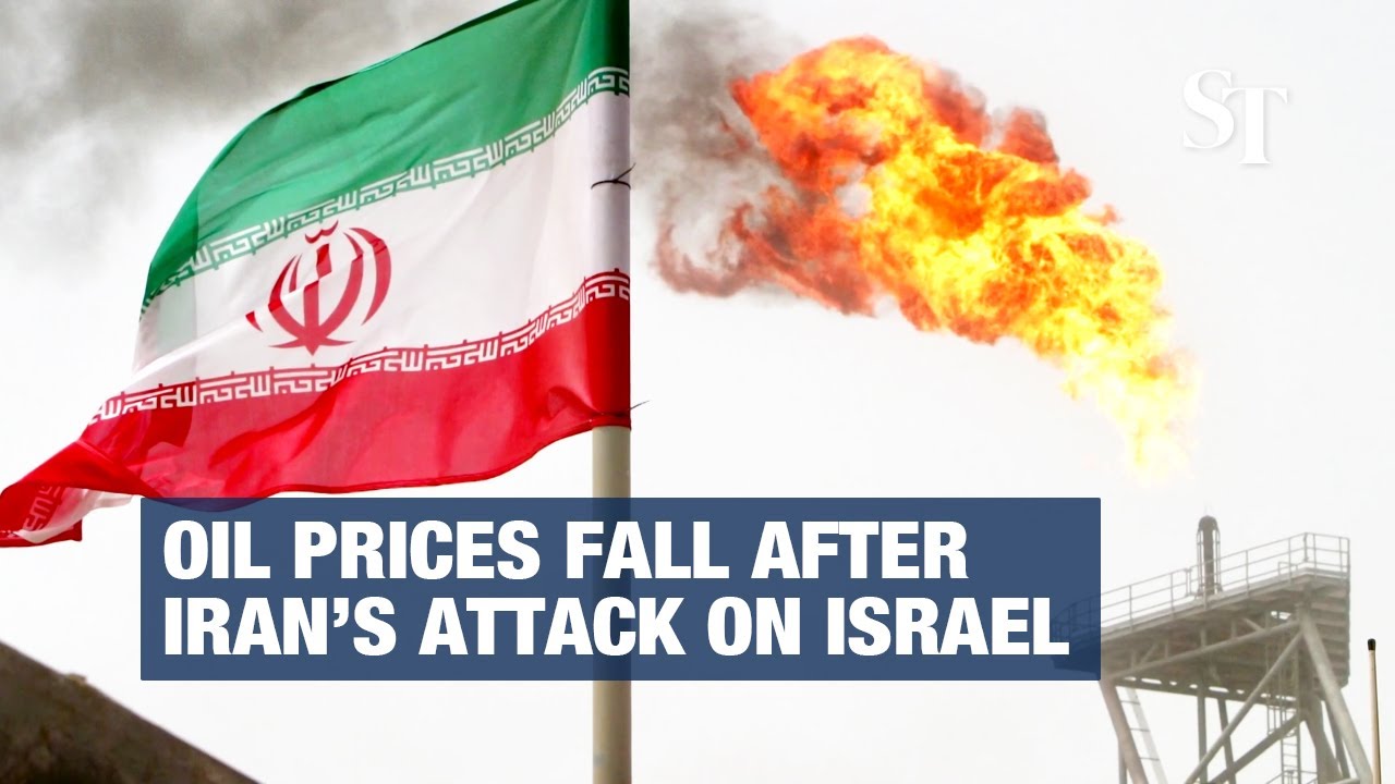 Oil prices fall after Iran's attack on Israel (April 15) - YouTube