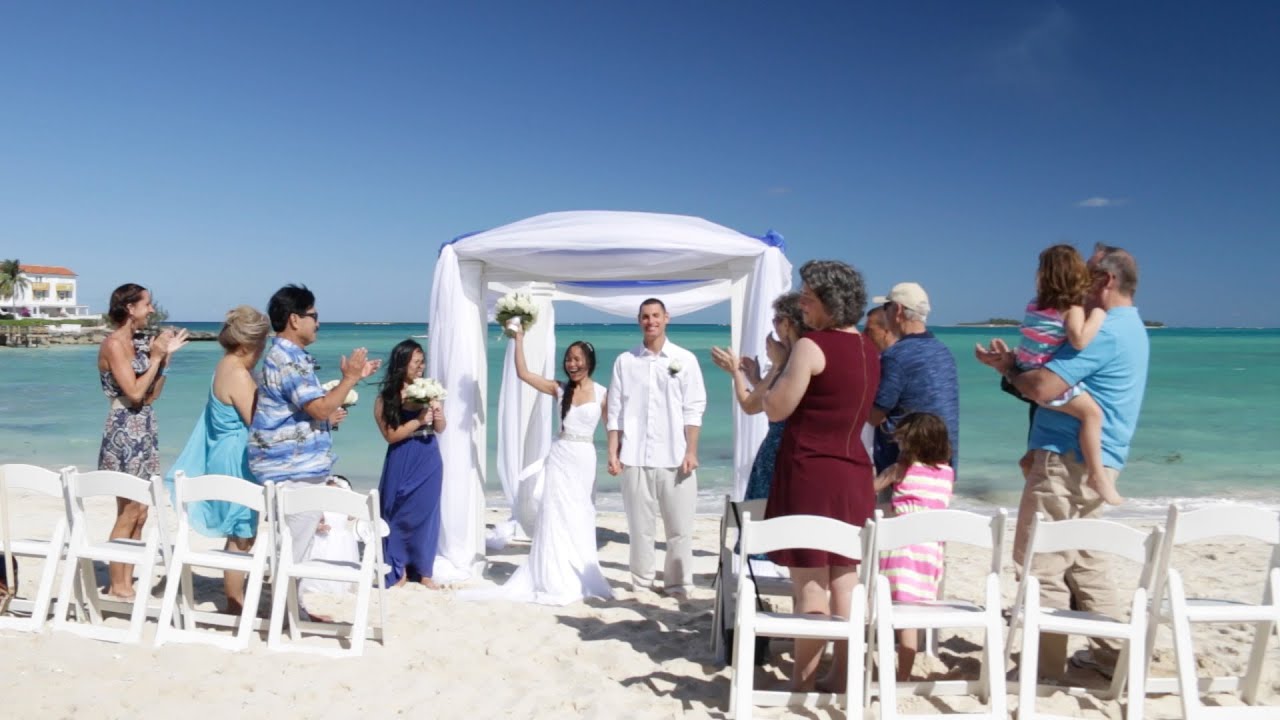 Bahamas Destination Wedding Video Mike Connie Highlights Youtube