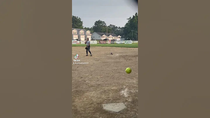 She’s only 10 🔥⛽️ #softball #10u #pitcher #gas #shorts
