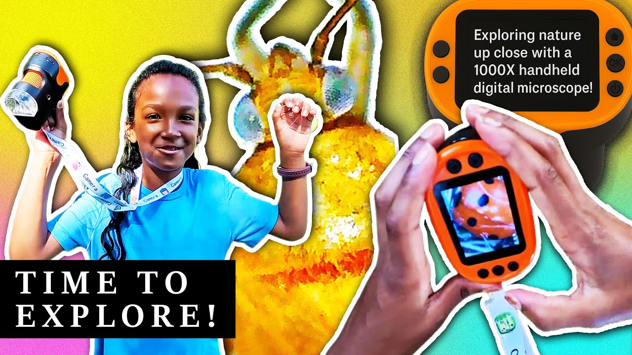 Детский микроскоп = цифровой микроскоп Bebang / Научные подарки для детей - Микроскоп для детей