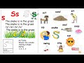 Jolly phonics group 1 satip n songs  w action  vocabulary repeated 2x