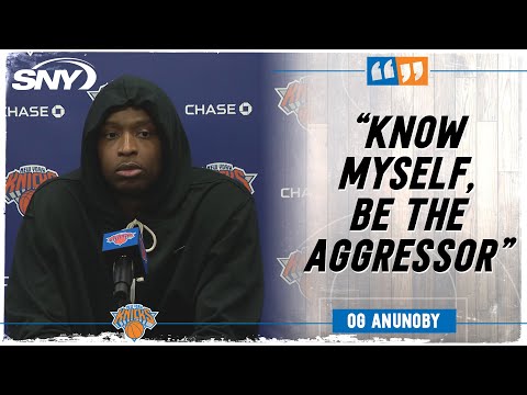 OG Anunoby on Knicks' playoff matchup with Joel Embiid and the 76ers | SNY