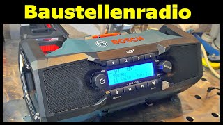 Baustellenradio Bosch GPB 18V-2 SC im Test