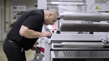 Quick Job Changeover on Mark Andy Evolution Series E5 Flexo Press