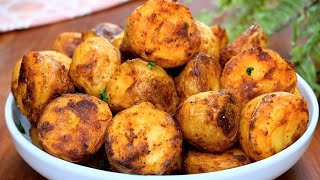 وصفة البطاطس السهلة المثالية بدون قلي! لذيذة جداً 😋 Perfectly Roasted and Easy Potato Recipe