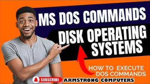 MS Dos Commands? 🗽Disk Operating Systems, How to execute Dos Commands #msdos #dos #commands