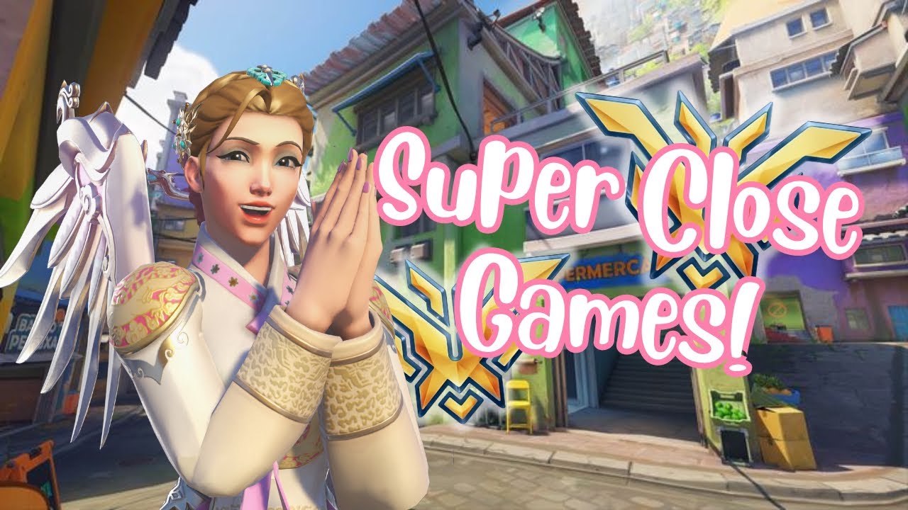 Super Close Games! | Console T500 Mercy Main - Overwatch - YouTube