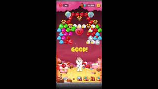 LINE バブル2　STAGE 1803　銀コニー　アイテムあり　×1.5　Silver Cony　LINE BUBBLE 2