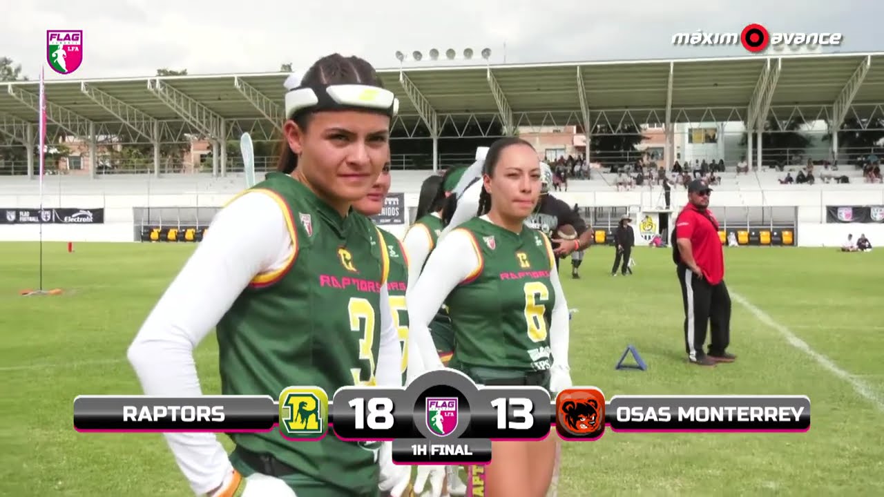 FINAL FLAG FOOTBALL FEMENIL 🇲🇽 LFA (2025) Raptors vs Osas