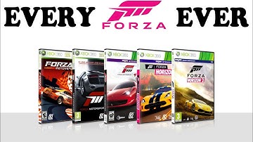 Evolution of Forza Games for XBOX 360 | 2007-2014 (Unboxing + Gameplay)