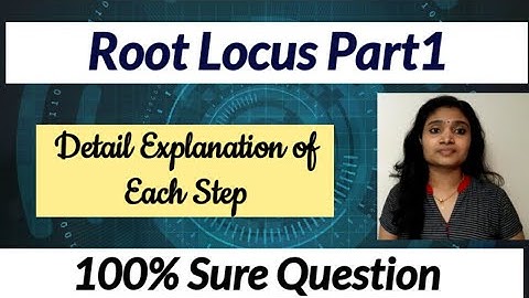 Root Locus Technique Basics|Root Locus Construction Step by Step Explanation|Control System