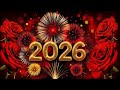 اجمل تهنئه بمناسبه العام الجديد 2026 Happy New Year 2026 Golden HD تهنئه راس السنه الميلاديه 2026 