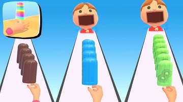 Popsicle Stack - All Levels Gameplay Android,ios Walkthrough Mobile Game App Part 14 (Levels 72)