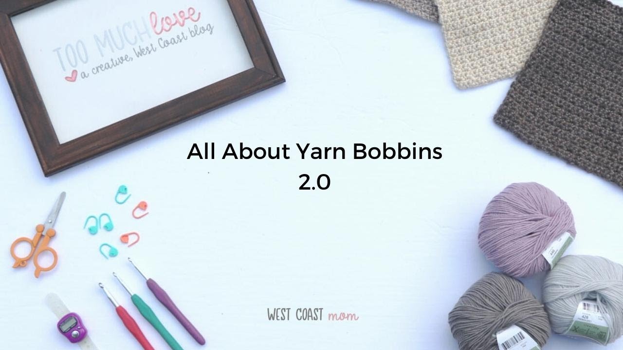 How to Use a Yarn Bobbin Holder - Repeat Crafter Me