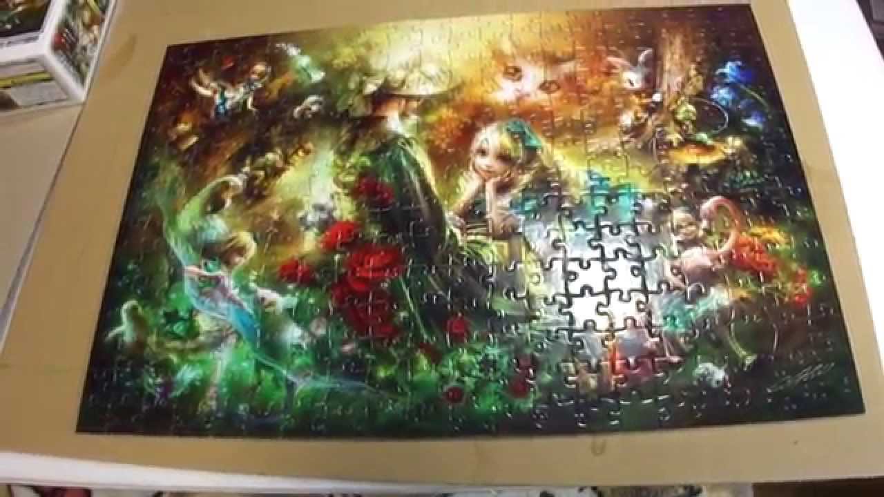 300ピース ジグソーパズル アリス メモリーズ 合わせ目を目立たなくする方法 Youtube