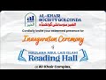 Inauguration ceremony of reading room  library alkhair society golconda