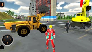 Direksiyonlu Kepçe Oyunu - Ekskavatör kepçe simülatör Oyunu screenshot 5