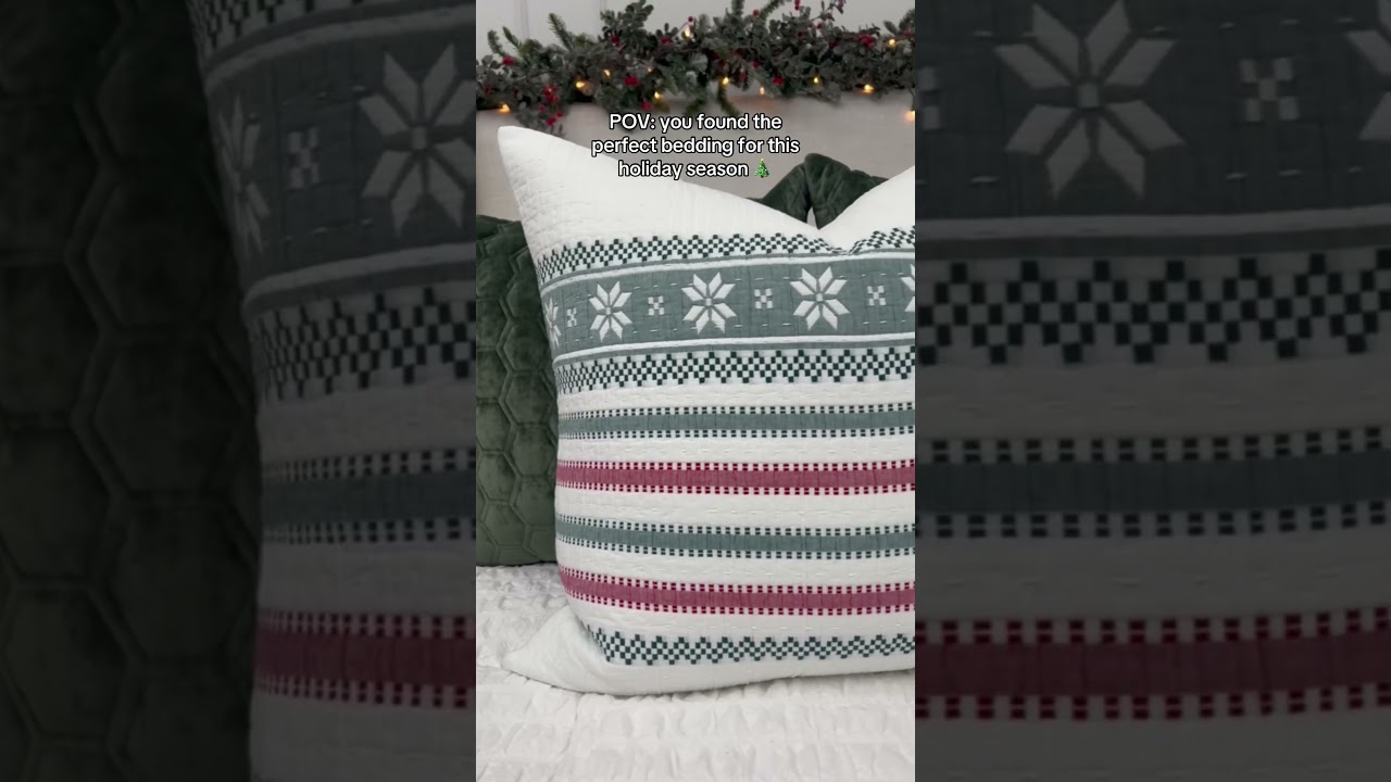 Christmas Bedding Decor 2024 | Beddy's Holiday Collection (Use code: HOLIDAY24 to save 20%)