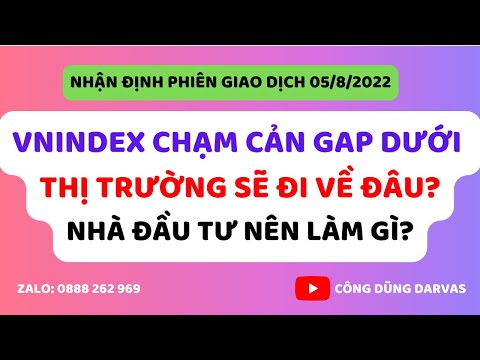 Video CHỨNG KHOÁN MỖI NGÀY: Vnindex chạm cản GAP dưới? Thị... - YouTube