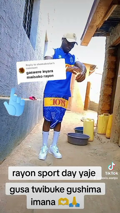ngewe natangiye kureba uko nzaba nambaye kuri rayon sport day ese wowe uzaba wambaye ute💙💙🤍🤍✍️