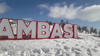 Çambaşında Karlara Vuran Güneş