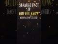 Daily Stange Fact #10 Mind Fuel for every Day #shorts #dailyvlog  #mindset #strangerthings  #facts