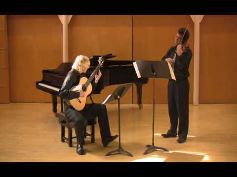 Romanian Folk Dances by Bartok PASIECZNY WATSON (guitar & violin)