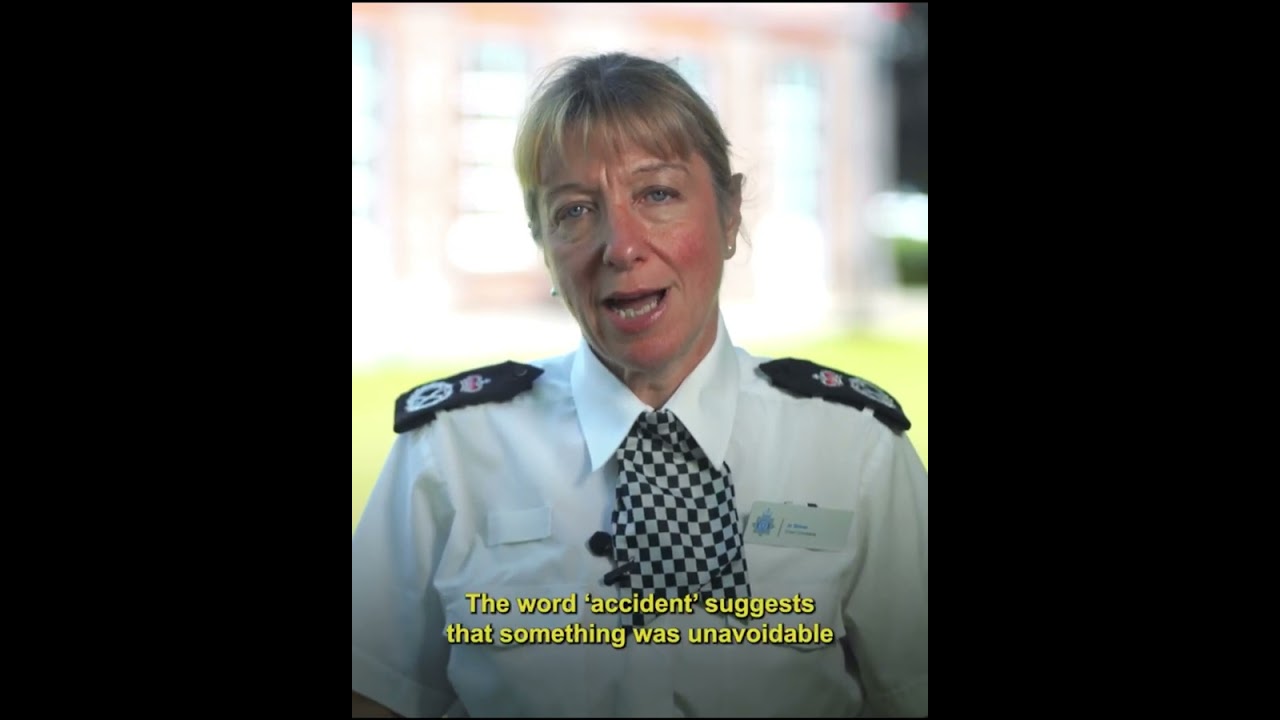 Chief Constable Jo Shiner, NPCC roads policing lead, calls the word 'Accident' to be scrapped