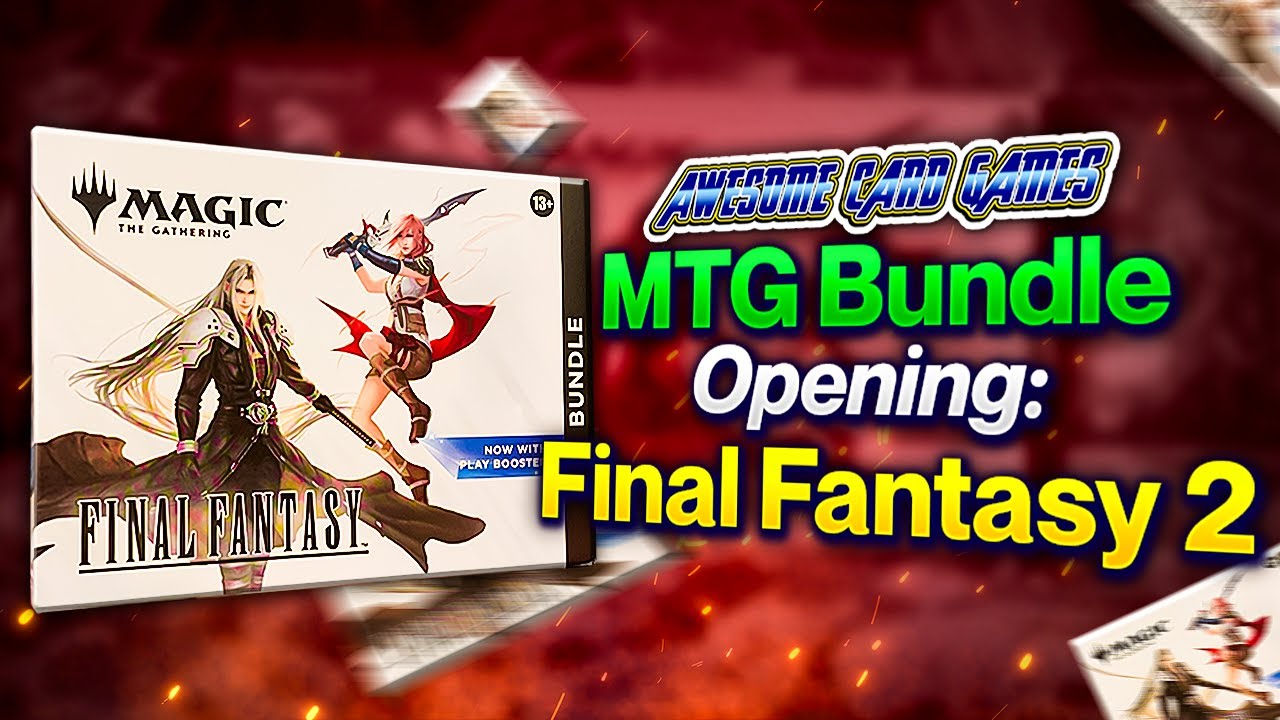 MAGIC: THE GATHERING FINAL FANTASY 2パック MTG Bundle Opening: Final Fantasy 2 - YouTube