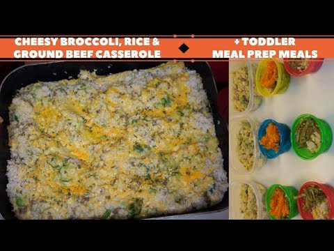 How I Make Cheesy Broccoli, Rice And Ground Beef Casserole | Meal Prep Monday!~PiecesofNika