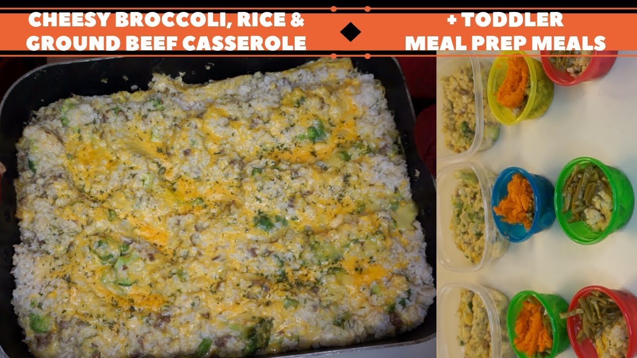 How I Make Cheesy Broccoli, Rice And Ground Beef Casserole | Meal Prep Monday!~PiecesofNika