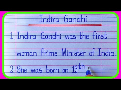 few words about indira gandhi