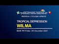 Press Briefing: Tropical Depression Wilma issued at 8 PM | December 05, 2025 - Friday