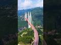 Higher than the Eiffel Tower! 🗼 China's 200-Story High Mega Bridge #shorts