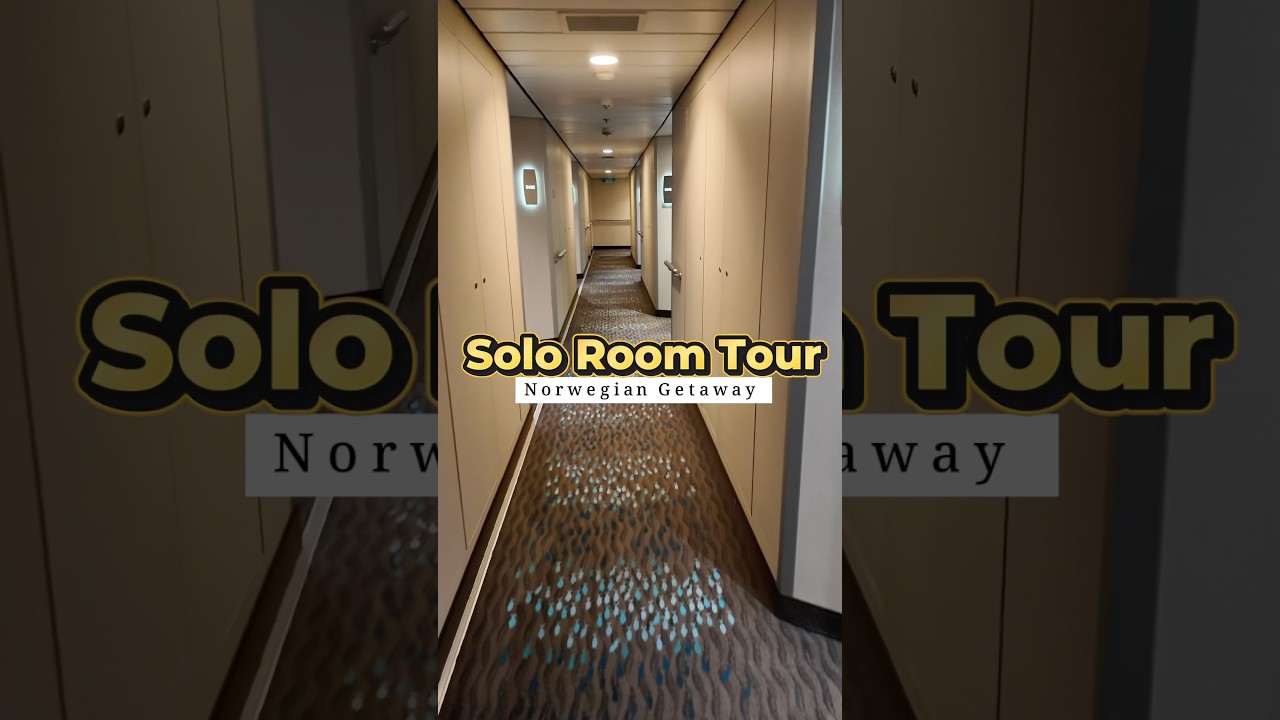 Norwegian Getaway Solo Traveler Room Tour #cruise #norwegian #norwegiancruise #solocruise