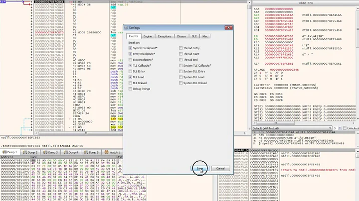x64dbg: Analyze a malware dll's exported function with cmdline arguments