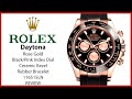 ▶ Rolex Daytona Rose Gold Black/Pink Index Ceramic Bezel Oysterflex 116515LN - REVIEW