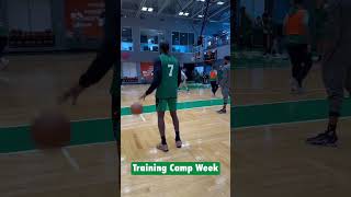 Jaylen Brown having a little bit of trouble dribbling with his left hand | #shorts