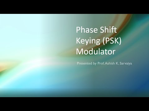 Phase Shift Keying (PSK) Modulator lab