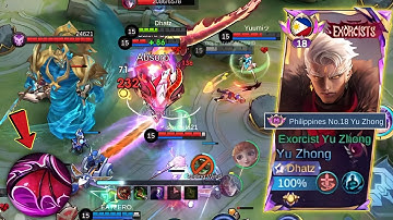 YU ZHONG HARD CARRY COMEBACK FROM ONE SIDED DOMINATING ENEMY!! | YU ZHONG BEST BUILD 2024